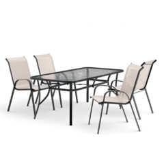 PIERRO 5 PC. OUTDOOR DINING SET
